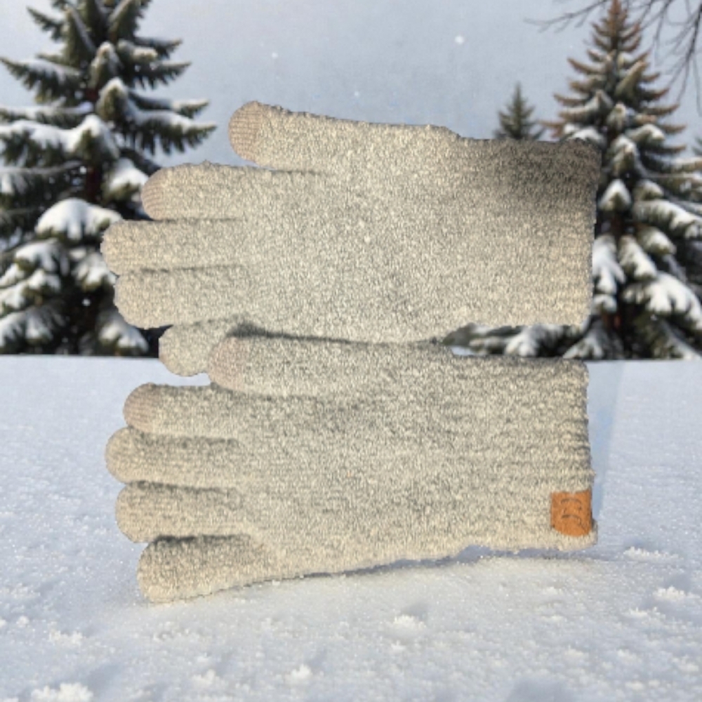 C.C. Exclusives Gray Gloves One Size (New)